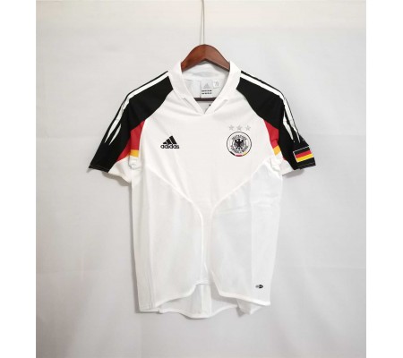 Germany 2004 World Cup Home White Soccer Jersey